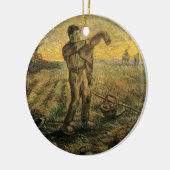 夕べ – 一日の終わりヴィンセント・ヴァン・ゴッホ セラミックオーナメント (左)