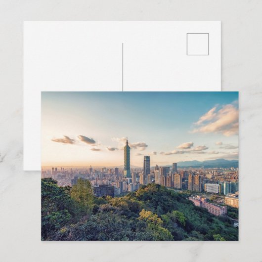 夕べ（台北） ポストカード (正面/裏面)