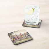 夕べ(色のengraのカナダのインドのダンス コースター (右側)