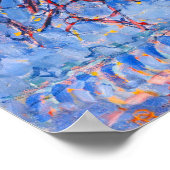 夕べ、赤い木 ポスター (角)