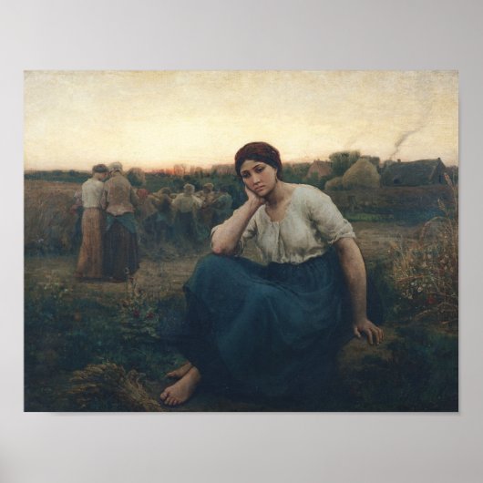 夕べ, 1860 ポスター (正面)