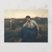 夕べ, 1860 ポストカード (正面)
