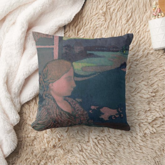 夕べ、c.1894 クッション (ブランケット)