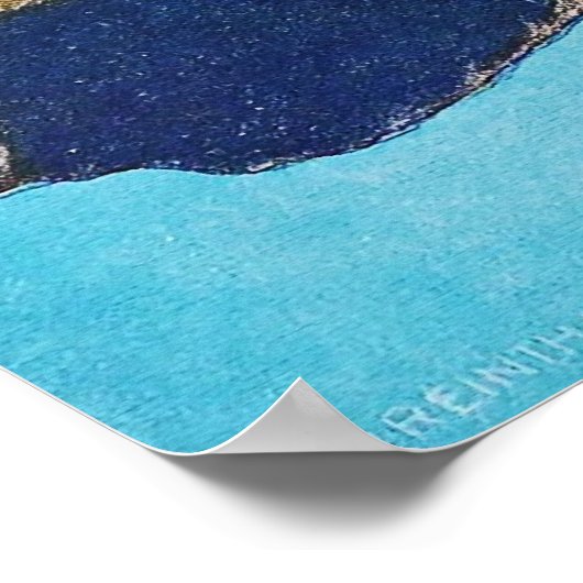 夕べ、Maxfield Parrish ポスター (角)