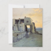 夕べ、Pueblo of Walpi by Marion Kavagh Wachtel (正面)