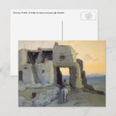 夕べ、Pueblo of Walpi by Marion Kavagh Wachtel ポストカード (正面/裏面)