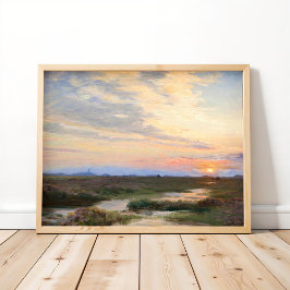 夕べat skagen by P.S. Kroyer, Art ポスター