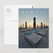 夕方のママイアビーチのポストカード ポストカード (正面/裏面)