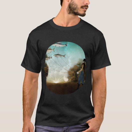 夕方の散歩 Tシャツ (正面)