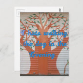 「夕方の犬の散歩が嫌い」 ポストカード (正面/裏面)