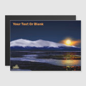 夕日が氷に沈む (正面/裏面)