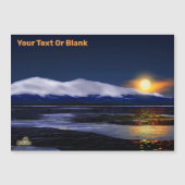 夕日が氷に沈む (正面)