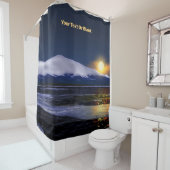 夕日が氷に沈む シャワーカーテン (インサイチュ)