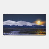 夕日が氷に沈む デスクマット (正面)