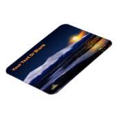 夕日が氷に沈む マグネット (左側)