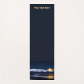 夕日が氷に沈む ヨガマット (正面)