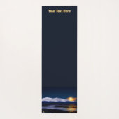 夕日が氷に沈む ヨガマット (裏面)