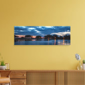 夕日が白日に始まる キャンバスプリント (インサイチュ (リビング))