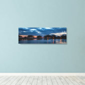 夕日が白日に始まる キャンバスプリント (インサイチュ (ウッドフロア))