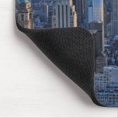 夕日が近づくにつれ、NYCスカイラインは午後遅く マウスパッド (コーナー)