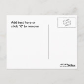 夕日が近づく午後の遅いNYCスカイライン ポストカード (裏面)