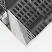 夕日がBWに近づくにつれてNYCスカイライン フリースブランケット (角)