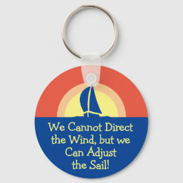 夕日とともにヨットレーシング キーホルダー