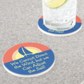 夕日とともにヨットレーシング コースター