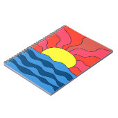 夕日と波 ノートブック (左側)