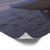 夕日と海 ポスター (角)