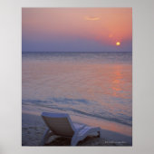 夕日と海 ポスター (正面)