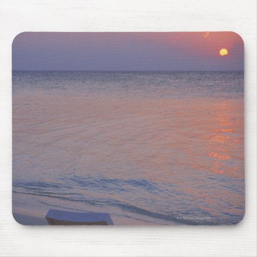 夕日と海 マウスパッド (正面)