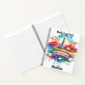 夕日にアーカンソーの魅力を発見 ノートブック (内部)