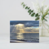 夕日にセーリング – ポストカード (スタンド正面)