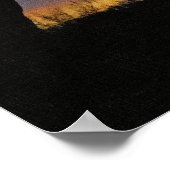 夕日に会う ポスター (角)