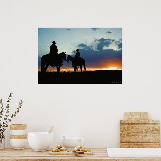 夕日に会う ポスター (キッチン)