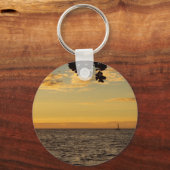 夕日に入る キーホルダー (正面)
