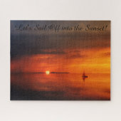 夕日に向かって船出しよう ジグソーパズル (横)