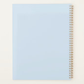 夕日に海でポーズをとるビキニの女の子 プランナー手帳 (裏面)