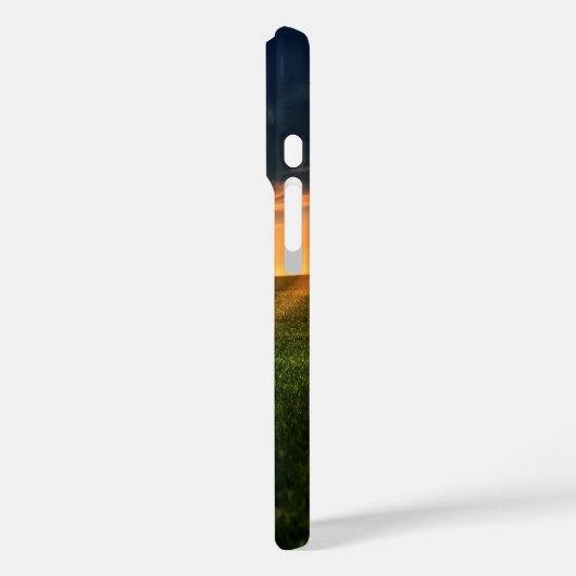 夕日に赤い木が咲く絶景 Case-Mate iPhoneケース (裏面 / 左)