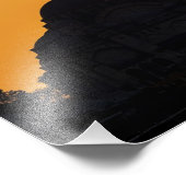 夕日のあるトルコのイスタンブールのモスク フォトプリント            (角)