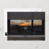 夕日のはがきを見る ポストカード (正面/裏面)
