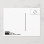 夕日のはがきを見る ポストカード (裏面)