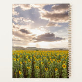 夕日のひまわり プランナー手帳 (裏面)