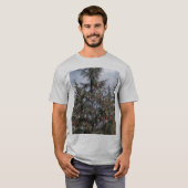 夕日のクリスマスツリー Tシャツ