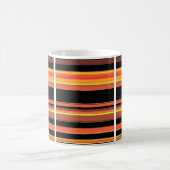 夕日のストライプ コーヒーマグカップ (中央)