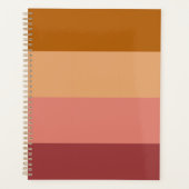 夕日のストライプ プランナー手帳 (正面)