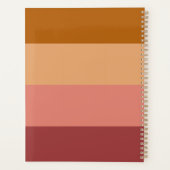 夕日のストライプ プランナー手帳 (裏面)