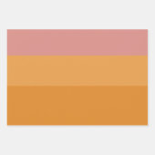 夕日のストライプ ラッピングペーパーシート (正面2)