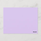 夕日のビーチはがき ポストカード (裏面)